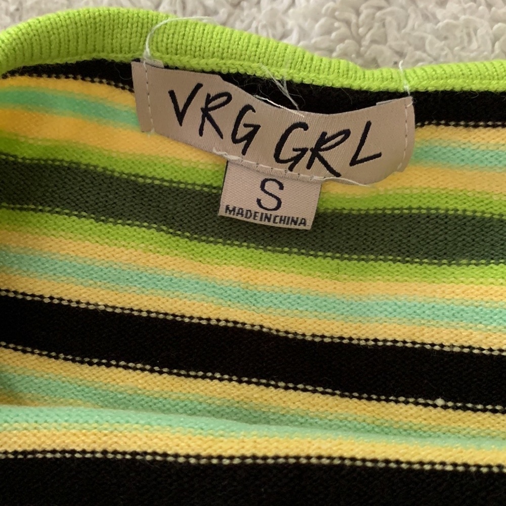 🌸LAST CHANCE Verge Girl | Striped Halter Tank - Picture 5 of 5